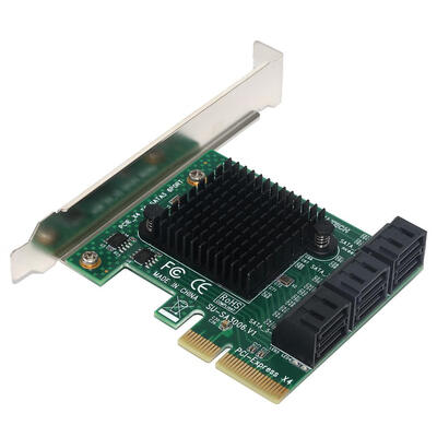 

SSU SA3006 PCI-E to 6 Port SATA 30 Controller Card Expansion Adapter Board