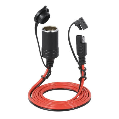 

12V 20A SAE Cigarette Lighter Socket Car Charger Female Connector Plug Waterproof 2 Pin Quick Release Disconnect Adapter 15m Exte