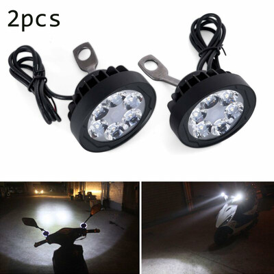 

Motorcycle Headlight Spot Fog Lights Front Head Lamps 6 LEDs 12V-80V 2x Offroad
