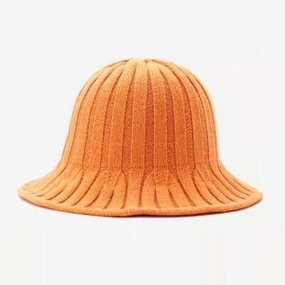 

Hat womens autumn winter retro-knit warm-and-warm-keeping Korean-style fashion all-in-one cap cap-and-cap