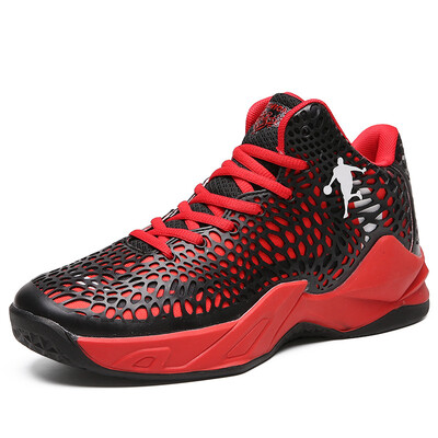 

Basketball shoes mens mesh breathable high-top wear-resistant boots non-slip sports shoes men