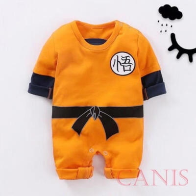 

KungFu Kids Baby Boys Girls Goku Bodysuit Romper Jumpsuit Outfit Clothes 0-24M