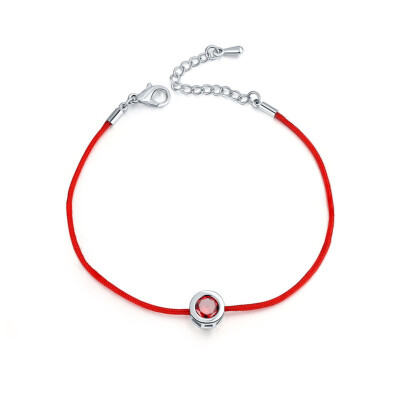 

National Style Zircon Red Rope Bracelet The Birth Year Hand Rope Unisex Pair Jewellery Hot Gift