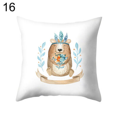 

Rabbit Elephant Square Throw Pillow Case Cushion Protector Cover Bedding Article