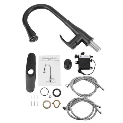 

Greensen 360 Degree Rotation Pulldown Touchless Motion Sensor Kitchen Faucet Sprayer Hot & Cold Water