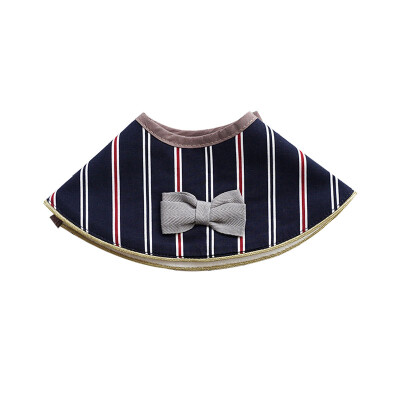 

Baby Bibs Burp Cloth Drooling Teething Waterproof Bibs Striped Bowknot Fake Tie Towels Cute Cotton