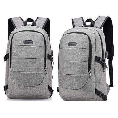 

Casual Large Capacity Backpack Adjustable Computer Bag With USB Jack Practical Students Schoolbag For Outdoor Travel