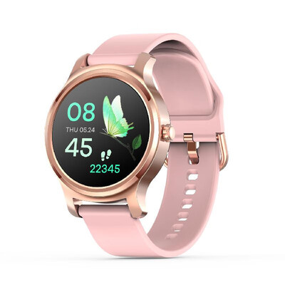 

SMA-R2 Smart Watch Round Touch Screen Silicone Band IP67 Waterproof Call Reminder Step Count Sleep Heart Rate Fitness Monitoring C