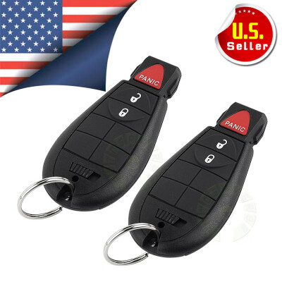 

2 New Uncut Replacement Key Fob Keyless Entry Remote Transmitter for Fobik Key