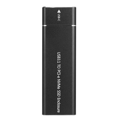 

USB31 Type-C to M2  Key NVMe SSD Box Solid State Drive Hard Disk Case