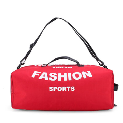 

Travel bag backpack print wear letter bag waterproof gym bag shoulder bag handbag female