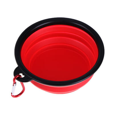 

Silicone Pet Portable Bowl Collapsible Folding Dog Puppy Travel Food Feeder