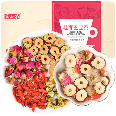 

Banshan Nonggui Jujube Wubao Tea Longan Red Date Tea Woman Tea Flowers Tea Health Tea Wubao Tea 15g12 Pack