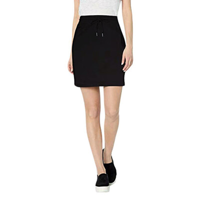 

Roseonmyhand Womens Summer Solid Elastic Waist Bandage Sport Casual Bodycon Mini Skirt
