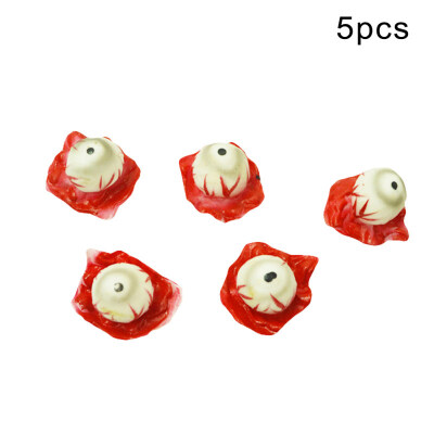 

5Pcs Fake Simulation Scary Eyeballs Body Parts Halloween Party Horror Props