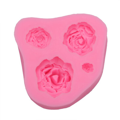 

Rose Pattern Cake Fondant Baking Tool Dessert Decorating Mold