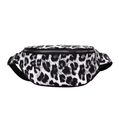 

Unisex Leopard Shoulder Waist Bags Leather Messenger Packs Chest Belt Bags