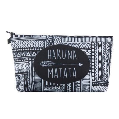

New Fashion Women Letters Letter Printing Makeup Cosmetic Bag Organizer Toiletry Storage Travel Handbag Wash Pouch