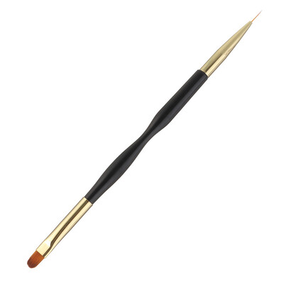 

〖Follure〗1PC Double Head Nail Art UV Gel Polish Design Dot Painting Detailing Pen Brushes