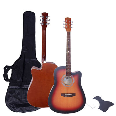 

Glarry New 41" Full Size Adult 6 Strings Cutaway Folk Acoustic Guitar