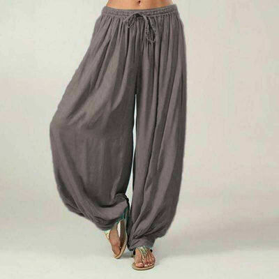 

HAREM TROUSERS Ali Baba Pants Aladdin Afghan Genie Hippy Yoga Jumpsuit Cotton