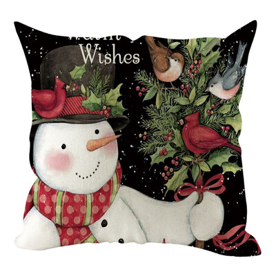 

〖Follure〗Christmas Pillow Cover Pillowcases Decorative Sofa Cushion Cover Home Decoration