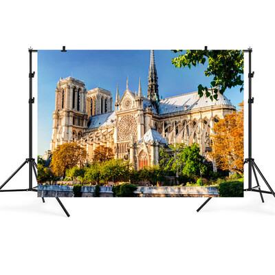 

Gobestart Paris Cathedral Rose Window Backdrops Photography Studio Background