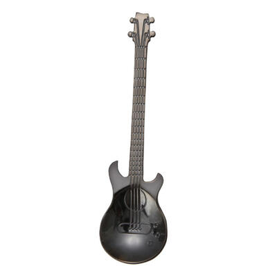 

Stainless Steel Guitar Shape Coffee Spoon Music Theme Tea Stirring Spoons