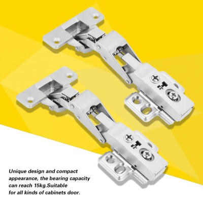 

Greensen 2Pcs 125 Degrees Zinc Alloy Furniture Door Close Hinge Fixing Accessories