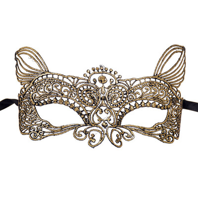 

Tailored Masquerade Lace Mask Catwoman Halloween Cutout Prom Party Mask Accessories