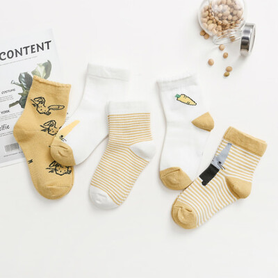 

Kids Cotton Socks New Autumn Winter Cartoon Socks For Boys And Girls Children Mid Tube Socks