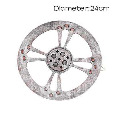 

Toponeto European Modern Vintage Steampunk Gear Industrial Style Wall Home Decoration Sil