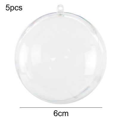 

Clear Big Balls Shells Molding Balls Plastic Balls Crystal Clear Fillable Containers Party Supplies