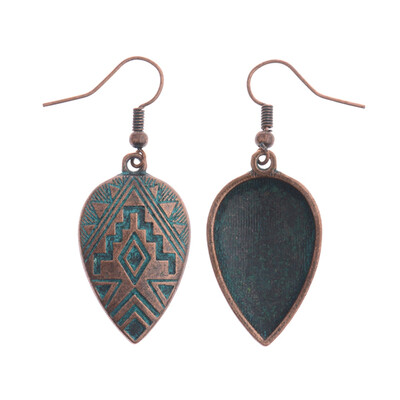 

Vintage Europe Zinc Alloy Leaf Earring Bohemian Charm Gold Color Jewelry Party Gift Dangle Drop Earrings for Women
