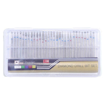 

30pcs Tungsten Steel 30 Types Diamond Milling Drill Electric Nail Files