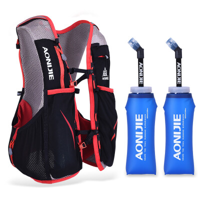 

AONIJIE Outdoor Water Hydration Vest Water Bladder Pack with Extra Hydration Flack Bottle Running Hiking Cycling Climbing Marathon