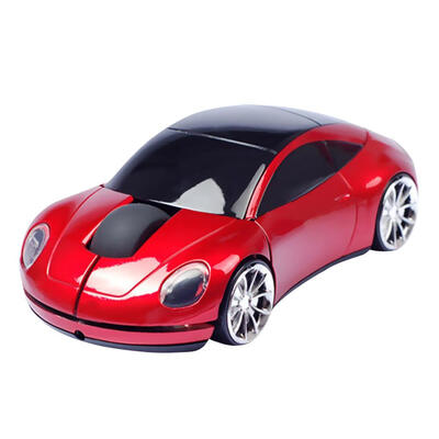 

24GHz Wireless Mouse Car Shape 1600DPI 3 Keys Optical Gaming Mice for PC