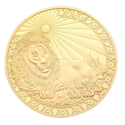 

12 Constellation Gold Plated Physical Commemorative Coin Collectible Gift