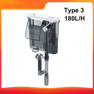 

Fish Tank Filter Aquarium External Filter Waterfall Suspension Oxygen Pump Submersible Hanging Fliter