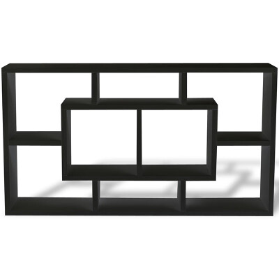 

Floating Wall Shelves Wall Mounted Hanging Shelf Black