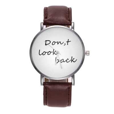 

The Current Popular Factor Dicaihong Dont Look back Letter Watch Kol Saati Montre Femme Zegarki Damskie Reloj De Mujer