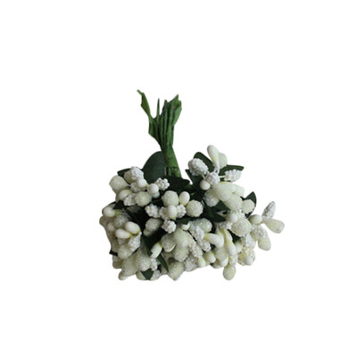 

12Pcs Artificial Flower Stamen DIY Wedding Wreath Needlework Box Scrapbook Decor