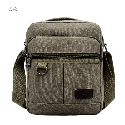 

Mens canvas bags inclined handbag Korean version fashion leisure 100 sets mens bags business small handbag inclined handbag rece