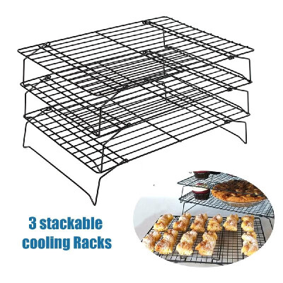 

Cooling Rack 3 Layers Stackable Saving Space Cake Stand