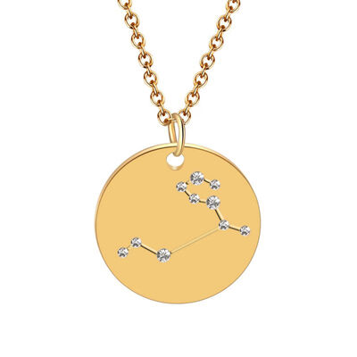

Necklace Women Sweet Simple Jewelry Cartoon Twelve constellations Tag Pendants Clavicle Delicate Cute Necklace collares