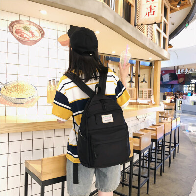 

Junior high school bag girl Korean version of high school ancient sense of girl Sen department backpack inthe wind hundred&two