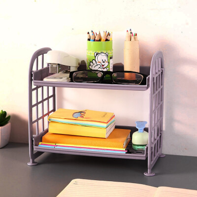 

〖Follure〗Double Layer Cosmetic Storage Rack Kitchen Bathroom Organizer Plastic Plate