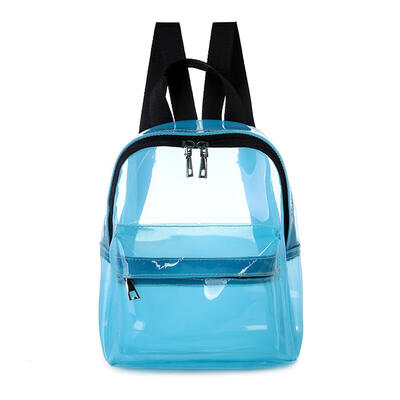 

Clear Transparent Women Backpacks PVC Jelly Teenage Girls Student Schoolbag