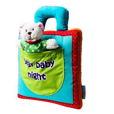 

YIWULASoft Cloth Baby Intelligence Development Learn Picture Cognize Good Night Book