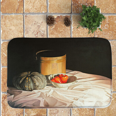 

Toponeto Pumpkin lantern Entrance Door Bathroom Mat Indoor Bath Decor